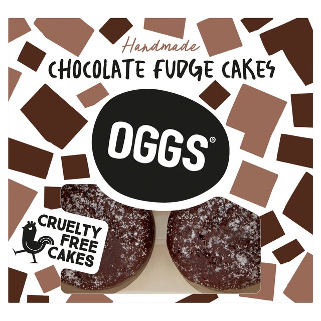 Oggs Chocolate Fudge Cakes   4 x 46g