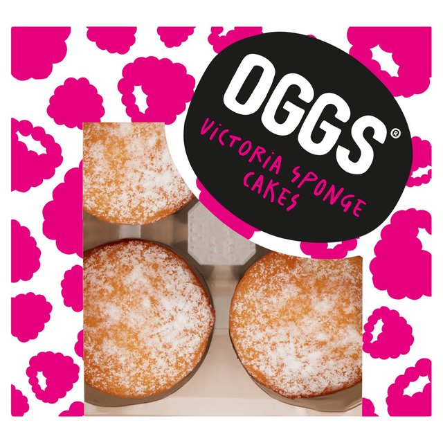 Oggs Victoria Sponge Cakes   4 x 46g GOODS M&S   