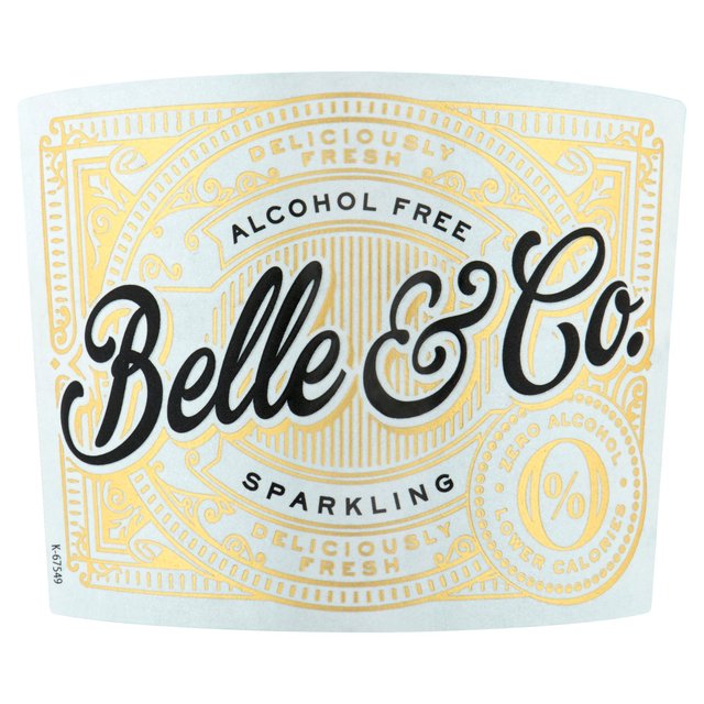 Belle & Co Alcohol Free Sparkling Wine   75cl GOODS M&S   