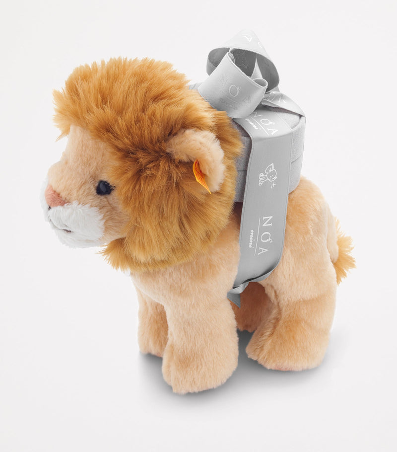NOA Mini lion bracelet set with soft toy, imported from the UK