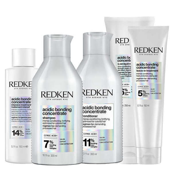 Redken Acidic Bonding Concentrate complete regime treatment set (British brand)