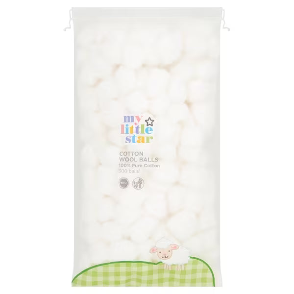 Superdrug My Little Star Cotton Balls x300 (British brand)