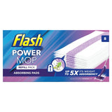 Flash Power Mop Multi-Surface Absorbing Pad Refills    8 per pack GOODS M&S   