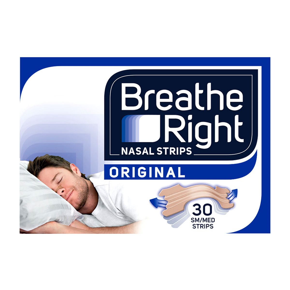 Breathe Right Congestion Relief Nasal Strips Original Small/Medium 30s First Aid Boots   