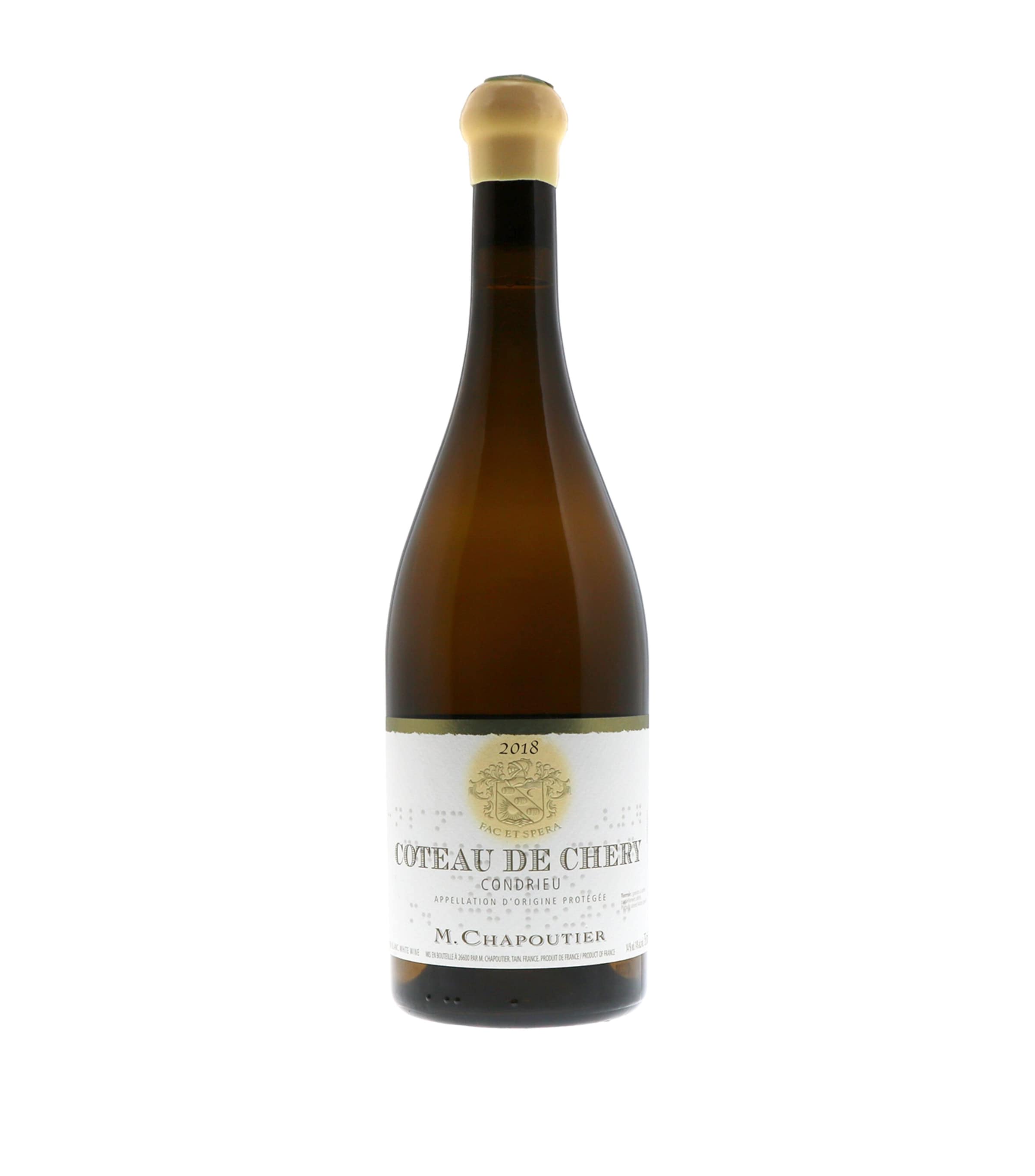 CHAPOUTIER Condrieu Coteau de Chery 2018 white wine 75cl - British product