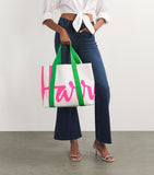 Harrods medium cotton logo tote bag (British brand)