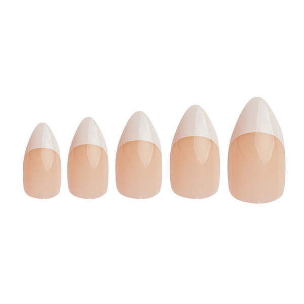 Invogue Pink French Oval Nails - Pack of 28