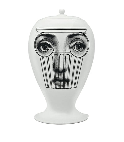 Harrods Sinuous Shaped Vase with Opera Singer Portrait and Roman Column Motif- Buy online at McGrocer
