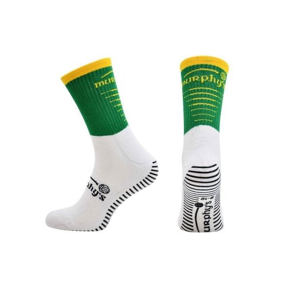 Murphys Kids Pro GAA Gripped Mid Calf Socks (3-5 Years) GOODS Superdrug Green/Gold  