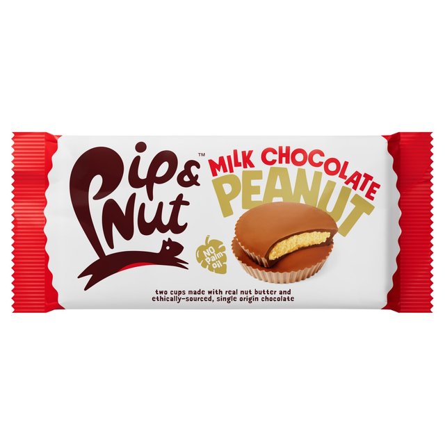 Pip & Nut Milk Chocolate Peanut Butter Cups   34g GOODS M&S   