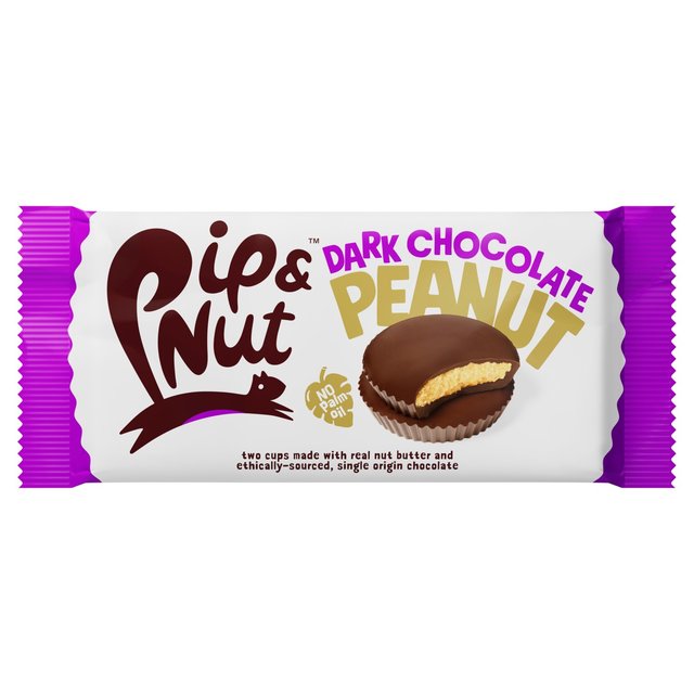 Pip & Nut Dark Chocolate Peanut Butter Cups   34g GOODS M&S   