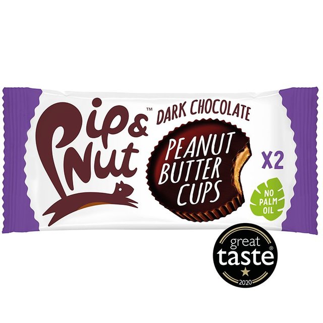 Pip & Nut Dark Chocolate Peanut Butter Cups   34g GOODS M&S   