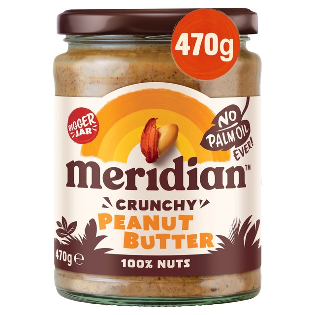 Meridian Crunchy Peanut Butter 100% Nuts   470g GOODS M&S   