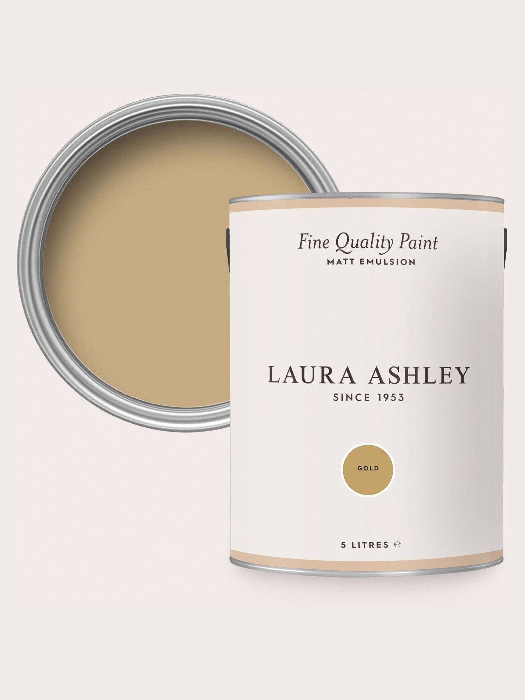 Laura Ashley Dove Grey White Matt Emulsion Paint 2.5L