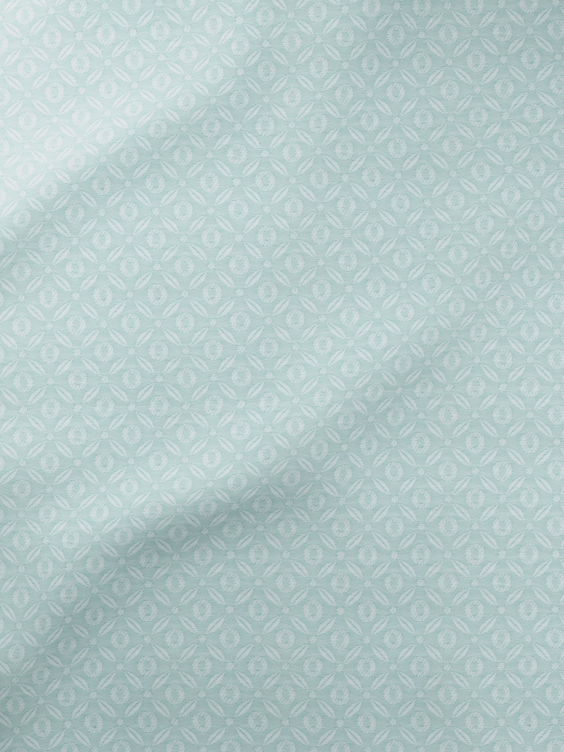 Sky Blue Mae light filtering woven roller blind (British brand)