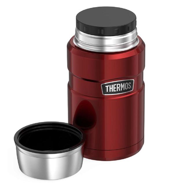 Thermos Stainless King Food Flask Red 710ml