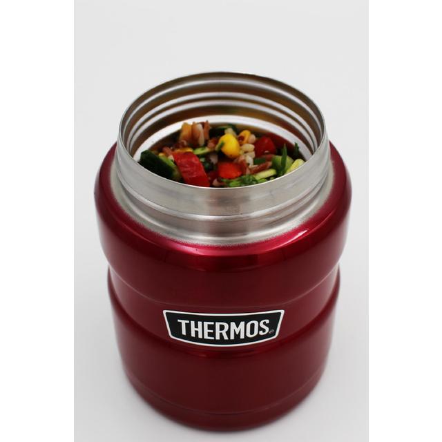 Thermos Stainless King Food Flask Red 710ml GOODS M&S   