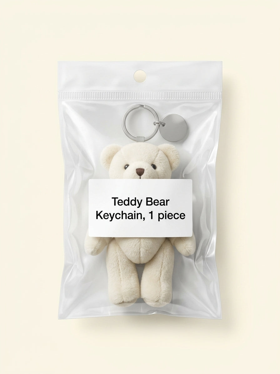 Prada teddy keychain charm 11cm, imported from the UK