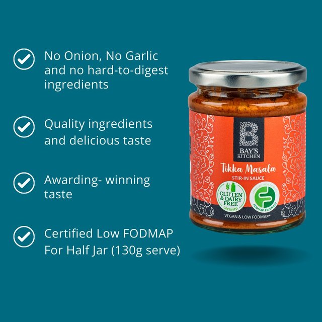 Bay's Kitchen Tikka Masala Low Fodmap Stir-in Sauce   260g GOODS M&S   