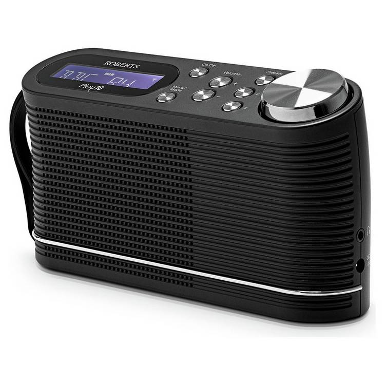 Roberts portable DAB radio Black - British product