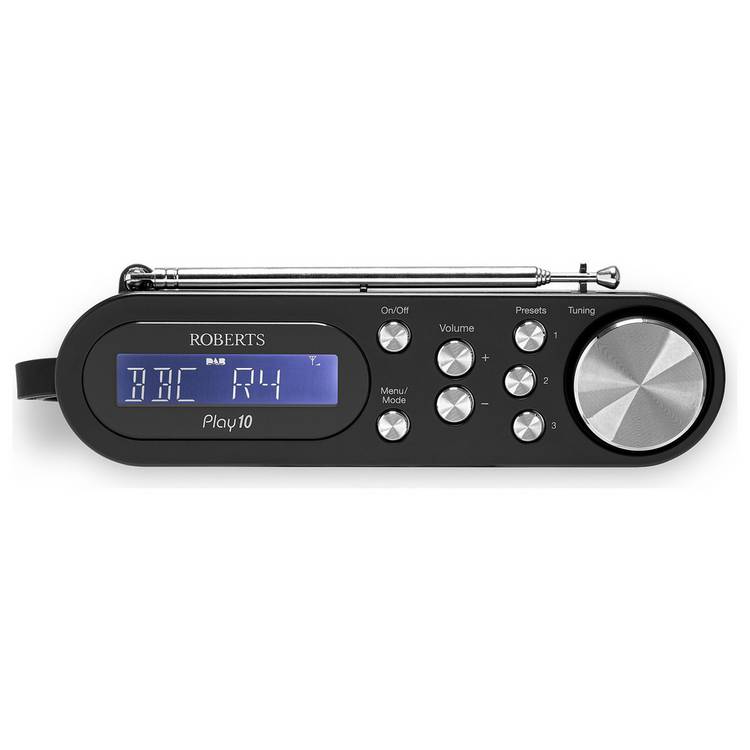 Roberts portable DAB radio Black - British product