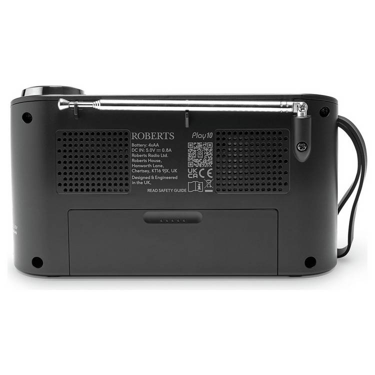 Roberts portable DAB radio Black - British product