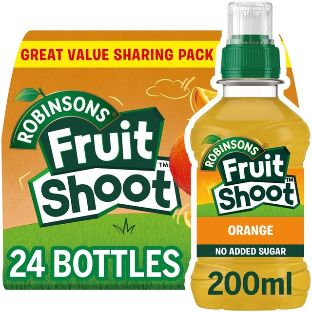 Fruit Shoot Orange No Added Sugar   24 x 200ml GOODS M&S   