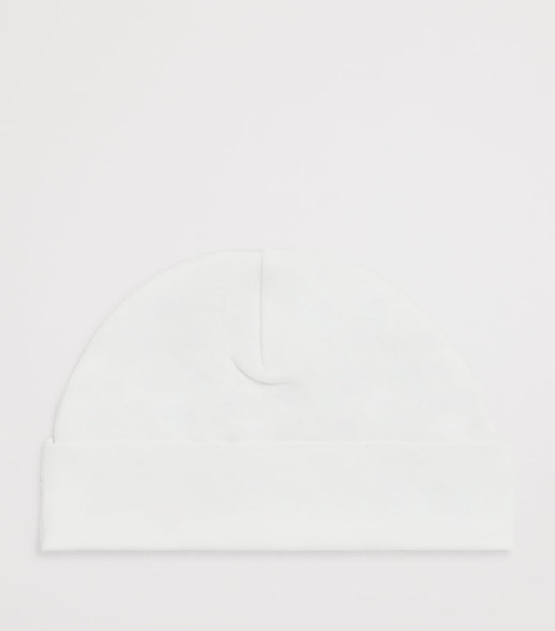 Paint My Dreams cotton beanie with embroidered 'I' and ice cream - British product