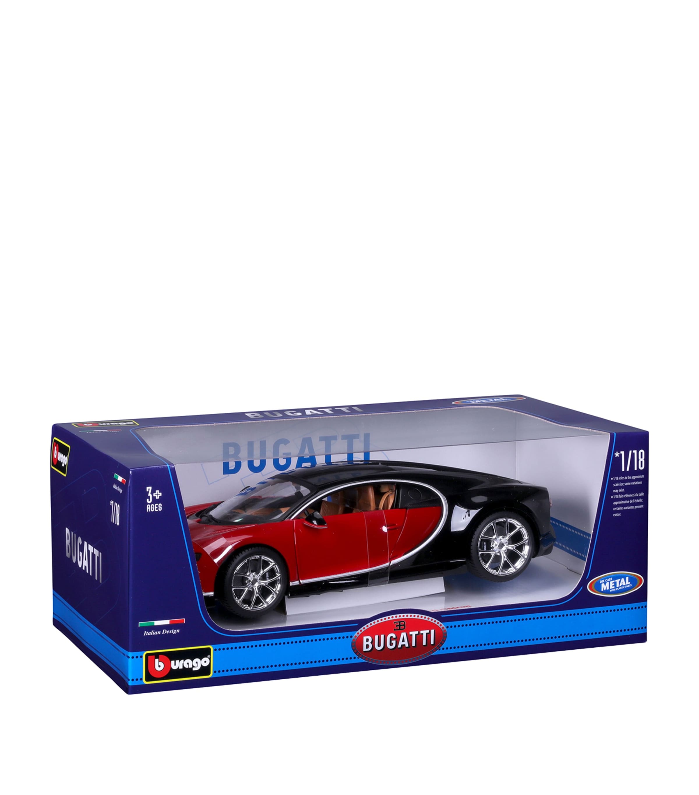Bburago Chiron 1:18 die-cast model - British product