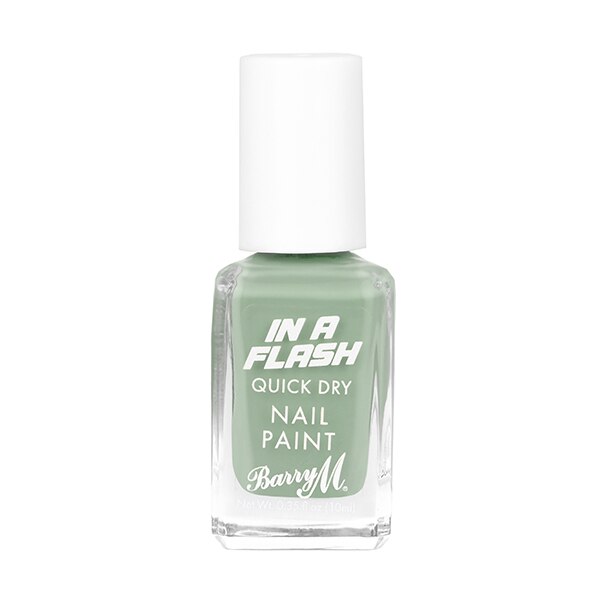 Barry M In A Flash Quick Dry Nail Paint - Turbo Terracotta GOODS Superdrug Go Go Green  