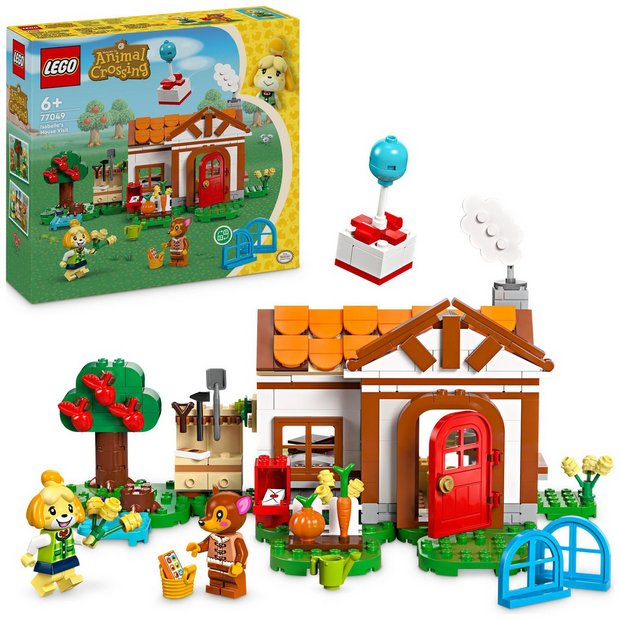LEGO Animal Crossing Isabelle's House Visit building set 77049, imported from the UK