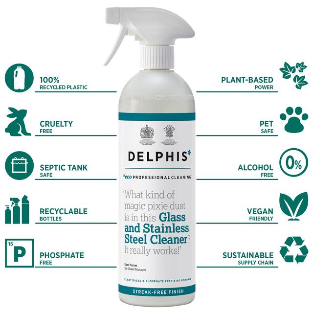 Delphis Eco Glass and Stainless Steel Cleaner   700ml GOODS M&S   