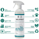 Delphis Eco Glass and Stainless Steel Cleaner   700ml GOODS M&S   