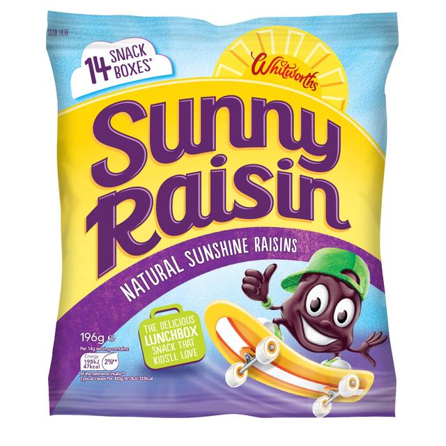 Sunny Raisins Kids Snack Pack   14 x 14g