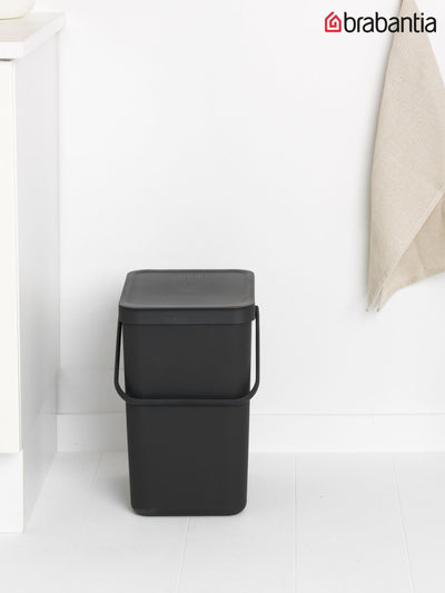 Brabantia Sort & Go Abfalleimer Grau 25L