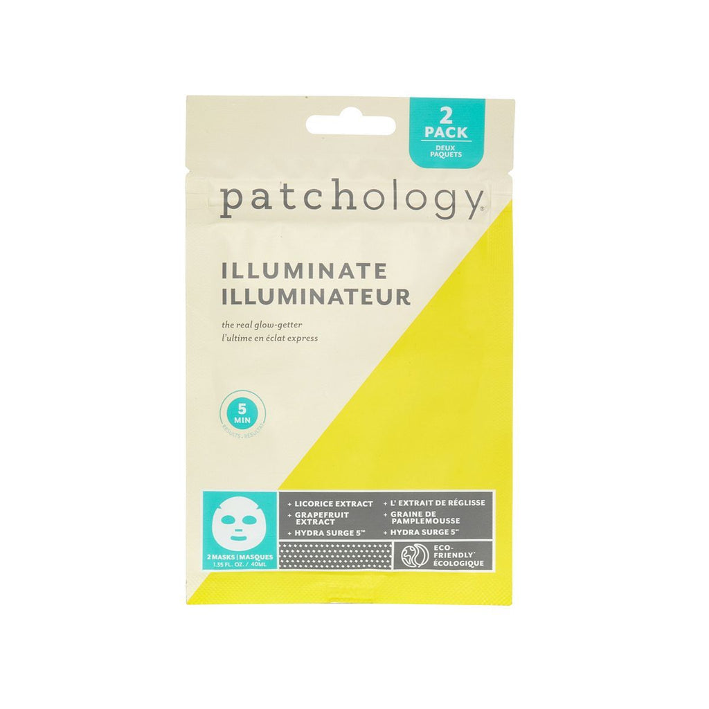 Patchology Illuminate Sheet Mask 2 Pack