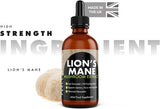 Feel Supreme Lion's Mane Mushroom Liquid 60ml, imported from the UK
