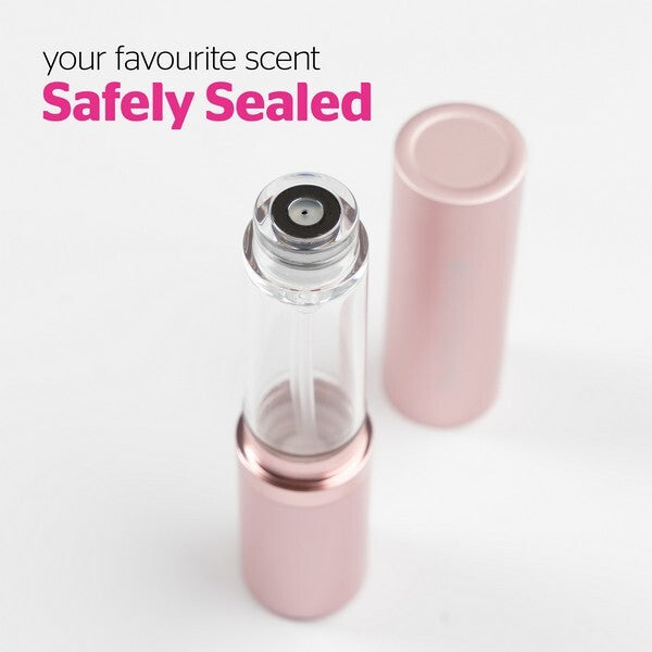 Brushworks luxury perfume atomiser 5ml pink - British product