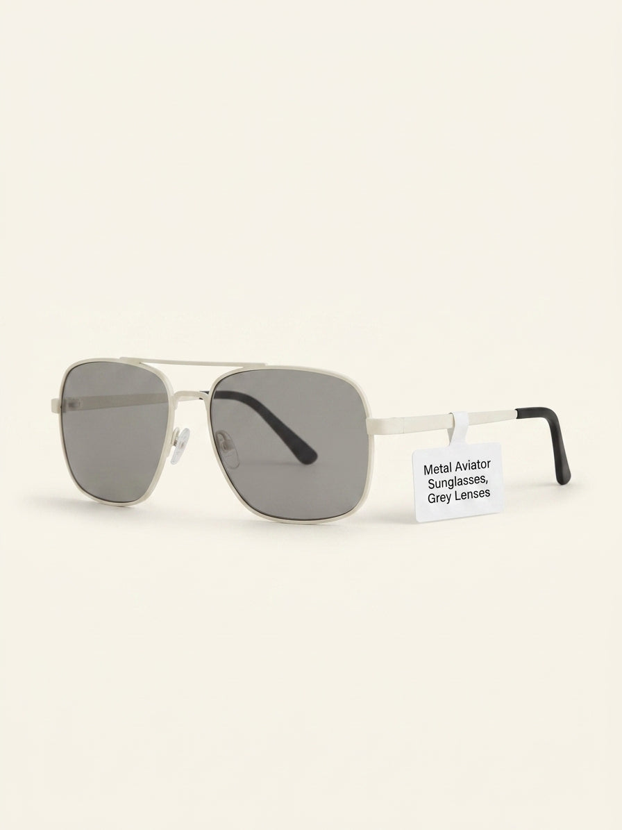 Gucci metal sunglasses rectangle frame gold-tone, UK version