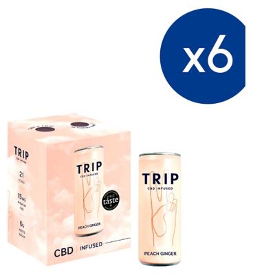 Trip CBD Drink Peach Ginger - 24 x 250ml Bundle GOODS Boots   