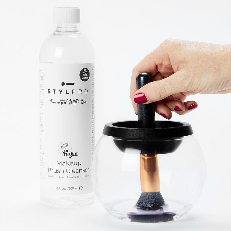 Stylpro Vegan Makeup Brush Cleanser 500ml, UK version