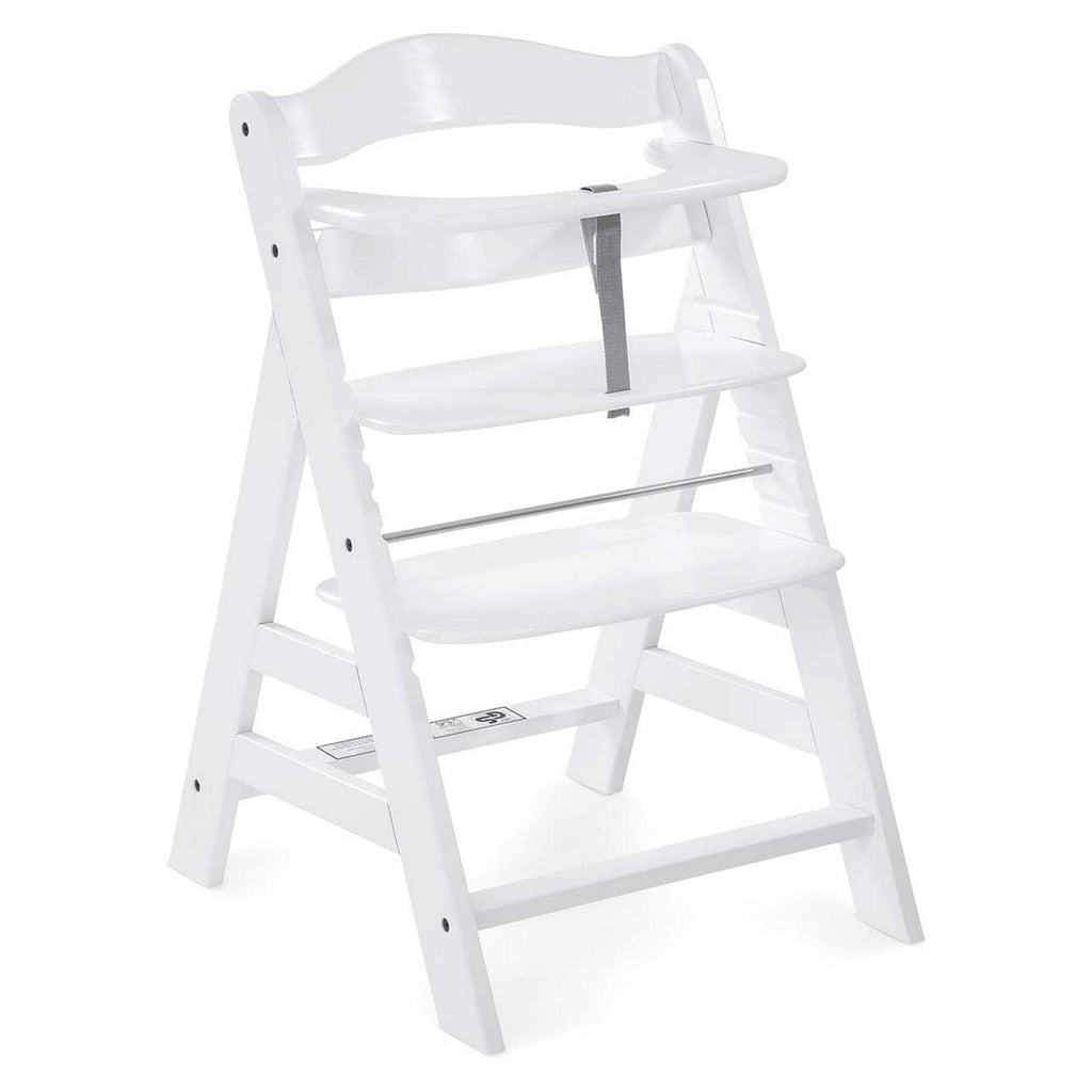 Hauck Alpha+ Wooden Highchair White