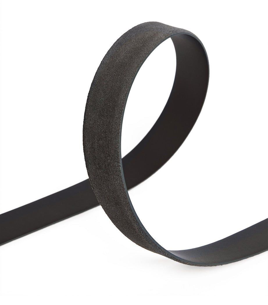 Giorgio Armani suede reversible belt strap 3.5cm (British brand)