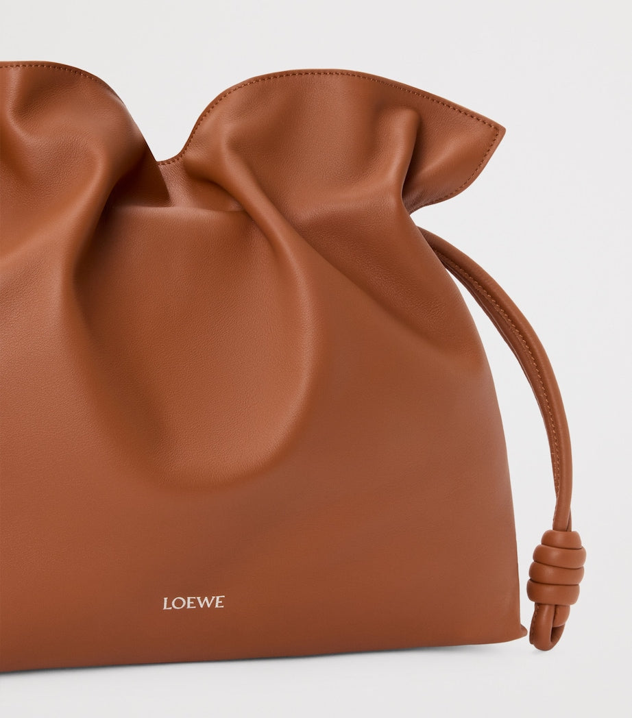 LOEWE Large Leather Flamenco Shoulder Bag, imported from the UK