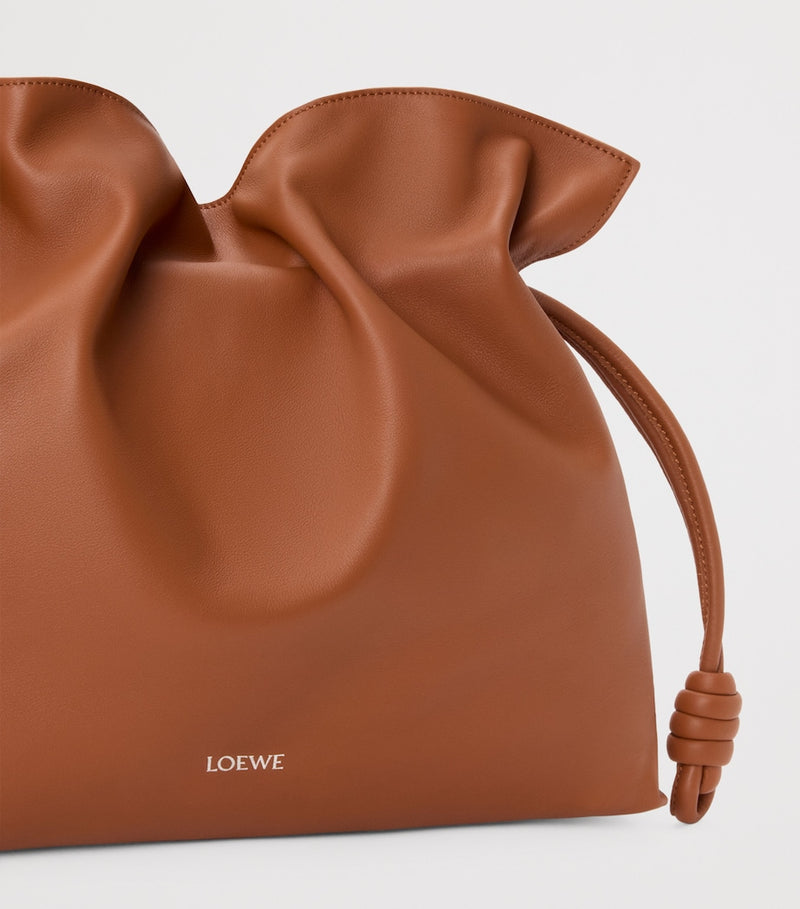 LOEWE Large Leather Flamenco Shoulder Bag, imported from the UK