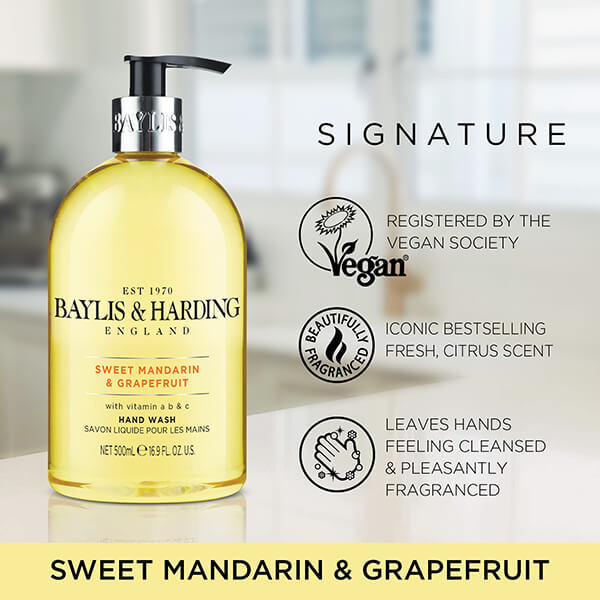 Baylis & Harding Sweet Mandarin & Grapefruit Handwash 500ml GOODS Superdrug   