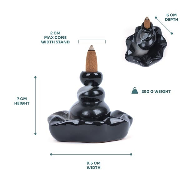 Myga Backflow Incense Burner - Stones GOODS Superdrug   