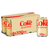 Diet Coke No Caffeine 8 x 330ml All Sainsburys   
