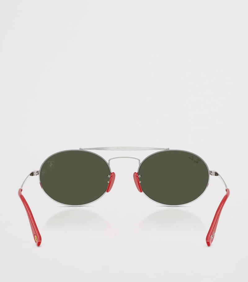 Ray-Ban RB3775M oval metal sunglasses, UK version