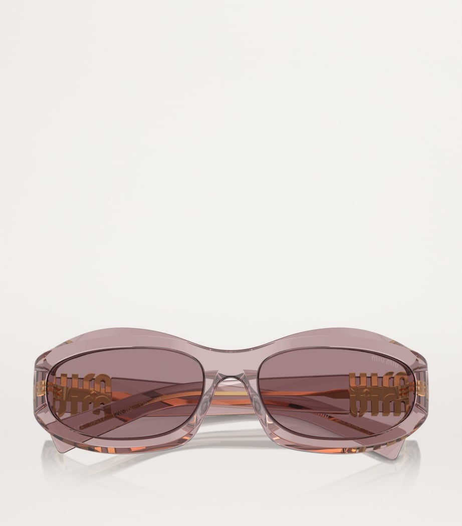 Miu Miu acetate oval sunglasses, imported from the UK